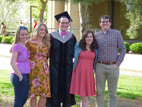 Ryan's Graduation - from Left to Right - Stephanie, Kaelyn, Ryan, Anna and Michael
