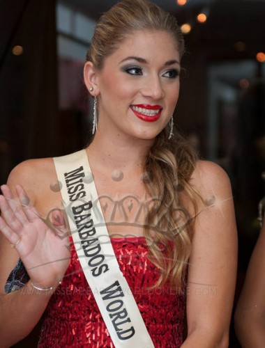 Miss Barbados World 2012 winner Marielle Wilkie