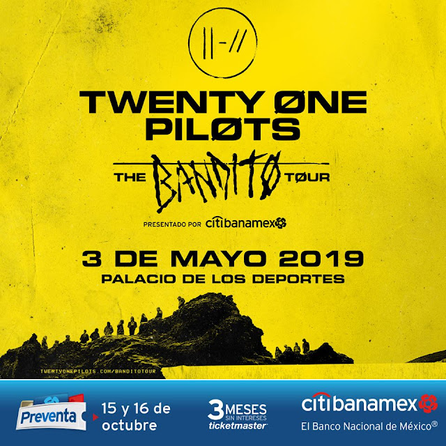 TWENTY ØNE PILØTS VUELVE A MÉXICO