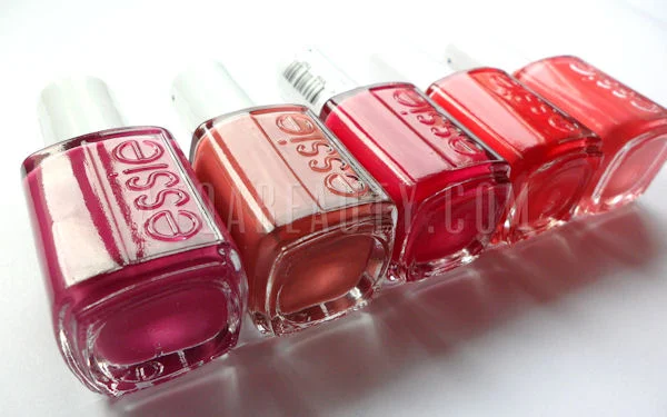 Essie, Big Spender, In Stitches, Exotic Liras, Too Too Hot, Cute As a Button