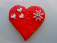 Galletas decoradas corazon pasión