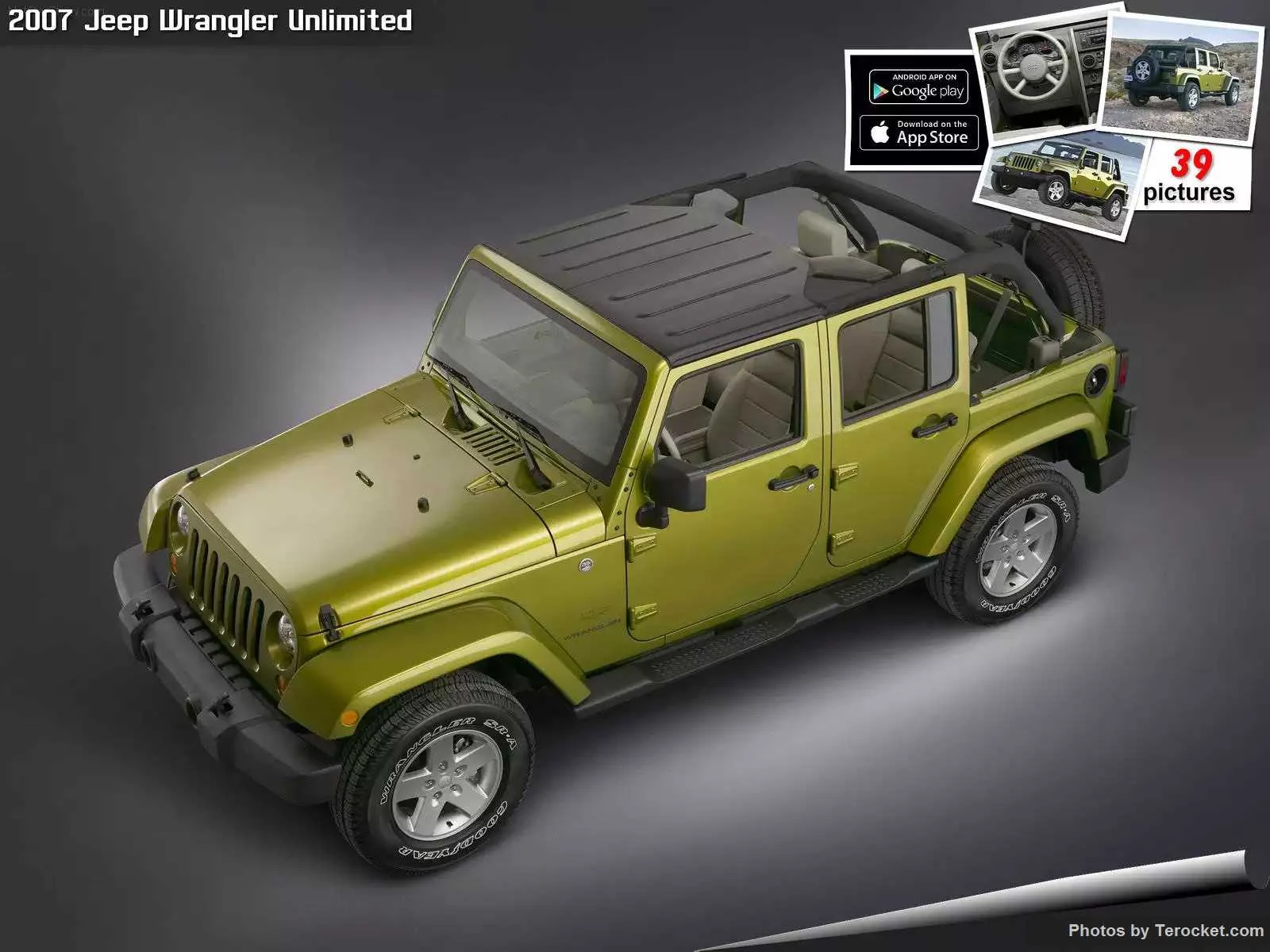 Hình ảnh xe ô tô Jeep Wrangler Unlimited 2007 & nội ngoại thất