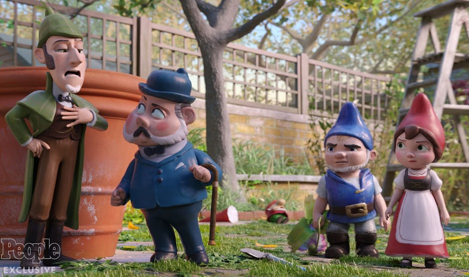  “Sherlock Gnomes e o Mistério do Jardim”