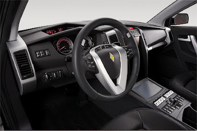 Carbon Motors E7 interior