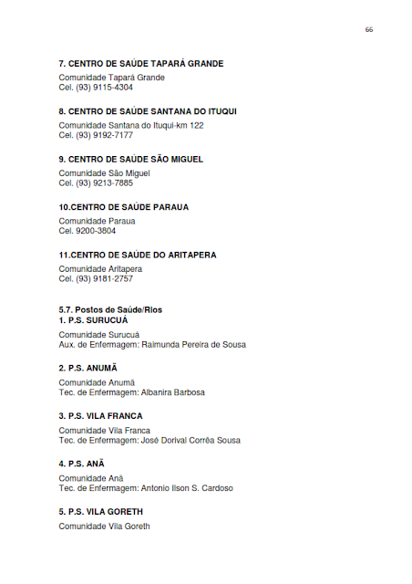 INVENTÁRIO DA OFERTA E INFRAESTRUTURA TURÍSTICA DE SANTARÉM – Pará – Amazônia – Brasil / ANO BASE 2013  -  I. INFRAESTRUTURA DE APOIO AO TURISMO