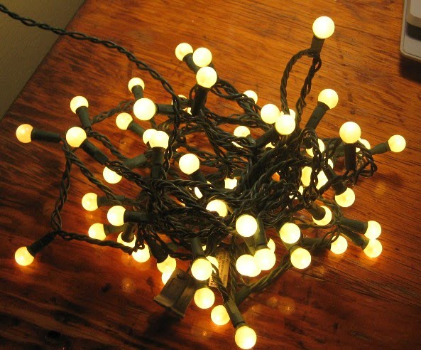We found our dream whimsical string lights for the wedding