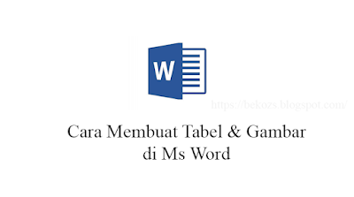 Cara Membuat Daftar Tabel