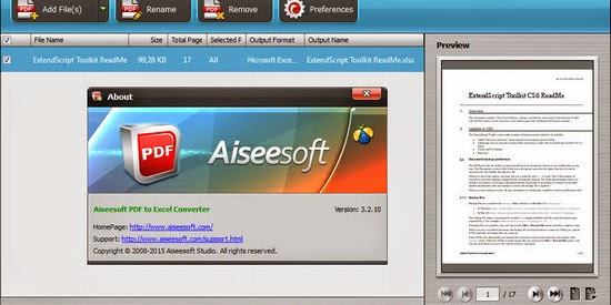 Aiseesoft PDF to Excel Converter 3.2.10 + Crack