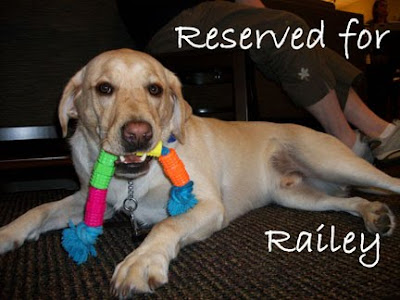 Reserved for Railey sign