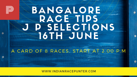 Bangalore Race Tips by indianracepunter, Trackeagle, Racingpulse