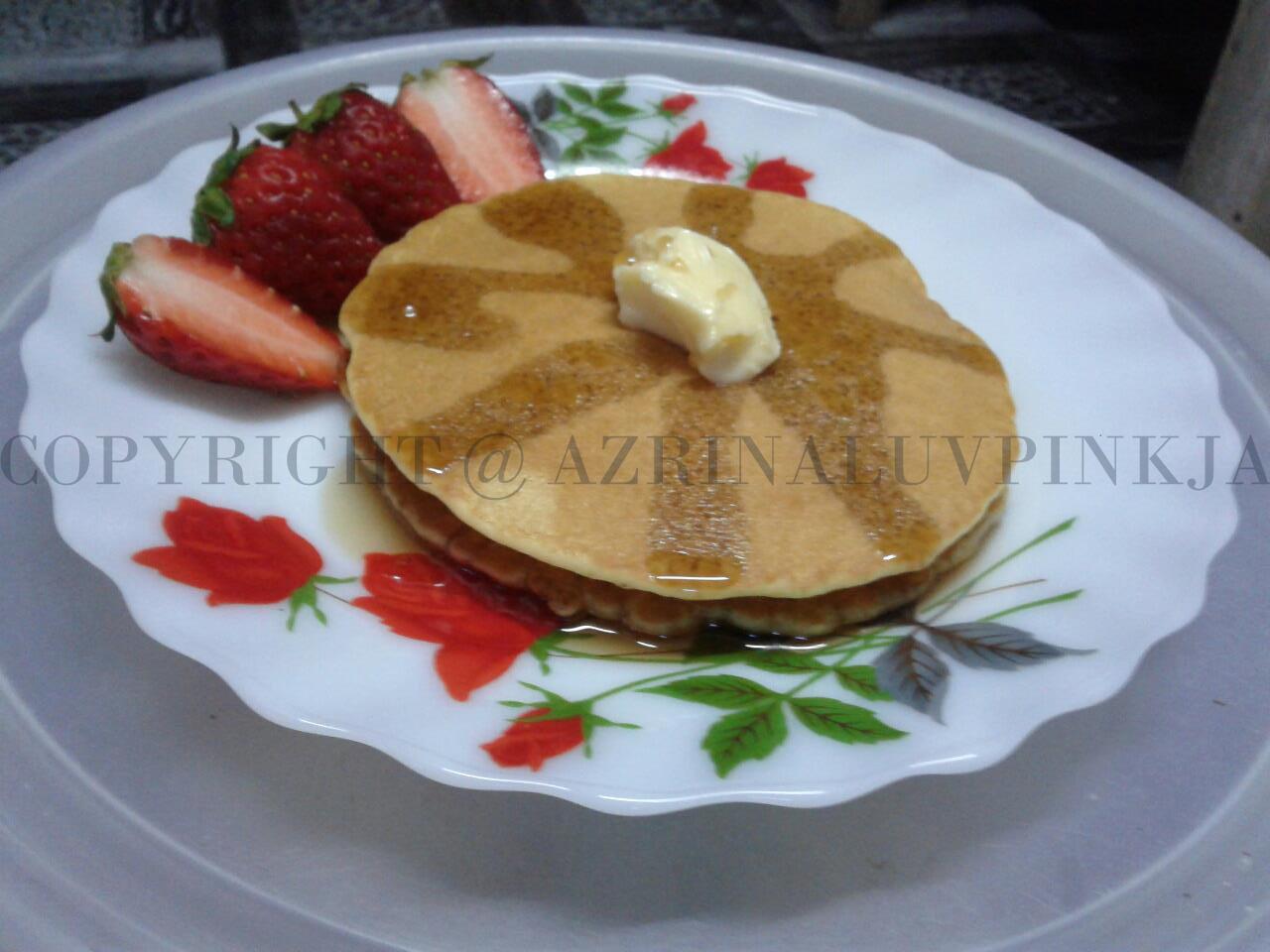 Pinkterritory: Pancake Gebu, Mudah dan Lazat (ala McD)