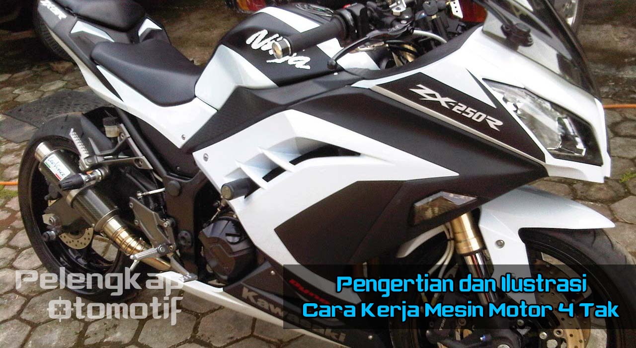 Pengertian Dan Ilustrasi Cara Kerja Mesin Motor 4 Tak Pelengkap