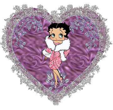 corazones y amor_16. Betty Boop con corazones,