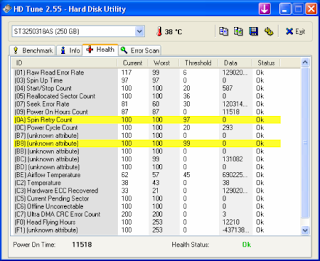 Trick How to Check the condition Hard Disk with HD Tune Applications