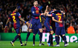 Review Barcelona vs AC Milan 13 Maret 2013