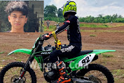 Crosser Muda Utusan Pondok Pesantren Darul Ulum Agung Malang Jajal Sirkuit 459 Lantan Sebelum Event Motocross di Mulai