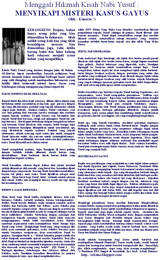 BELAJAR DARI SEJARAH
