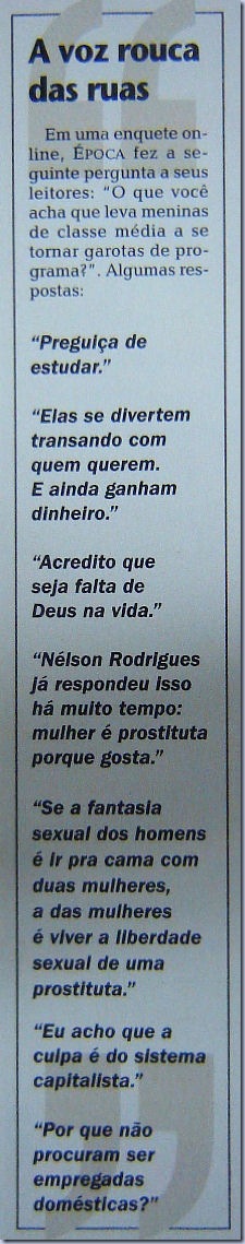 Prostituição na Epoca