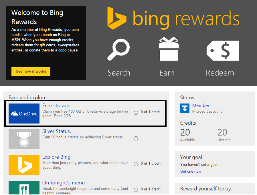 Bing Rewards