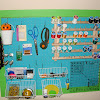 Craft Room Pegboard Ideas - IKEA Skadis pegboard used for craft room organization ... - Adding a lid on top provides additional space to store items.