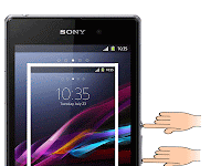 Cara Screenshot Sony Experia Z1 
