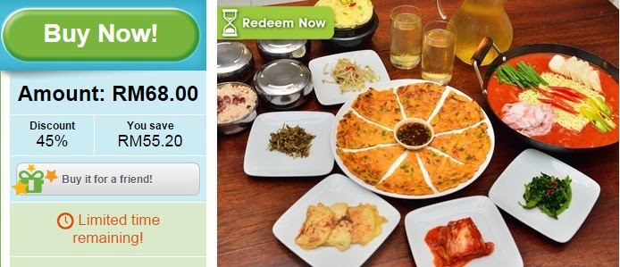 K-Pot Korean BBQ Garden Restaurant offer, Groupon Malaysia, Discount, Penang