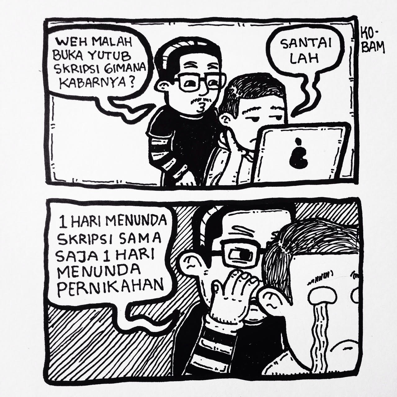 Sindiran Lewat Komik Humor Pena Lombok