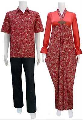  Batik Sarimbit Modern Model Kaftan Tata Batik Sarimbit