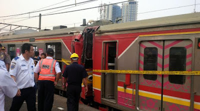 Kecelakaan Tabrakan Kereta di Juanda Hari Ini