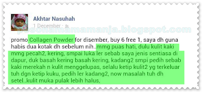 Testimoni Meletops Collagen Powder Shaklee