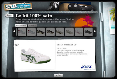 baskets asics avec omar et fred