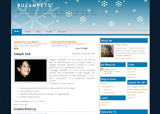 Bulampets Blogger Template