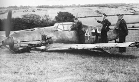 Bf109E shot down Britain worldwartwo.filminspector.com