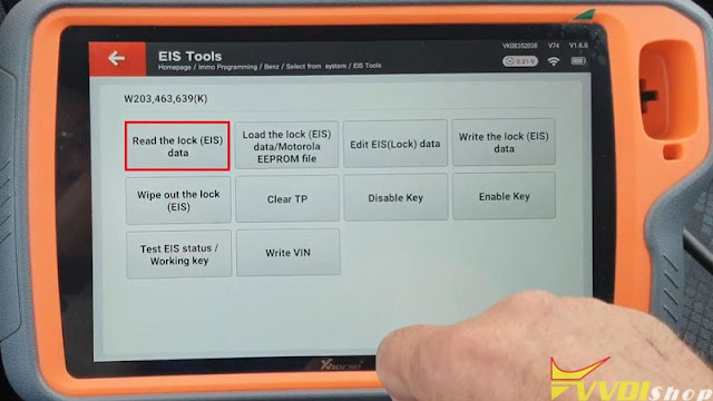 VVDI Key Tool Plus Program Benz W203 BE Key 2