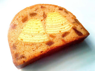 Apple baumkuchen loaf.