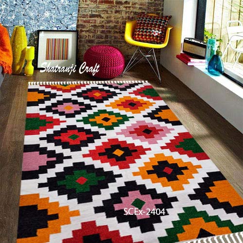 Exclusive Satranji Carpet-Rugs-Floormat (শতরঞ্জি) SCEx-2404