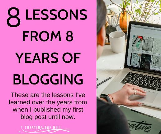 These are the lessons I've learned over the years from when I published my first blog post until now.