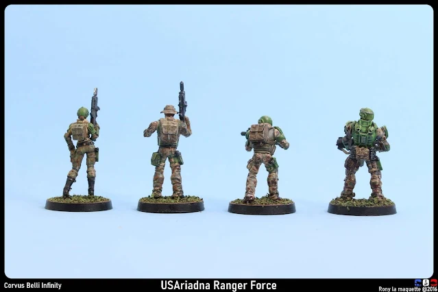 Figurines Infinity  US Ariadna Ranger Force