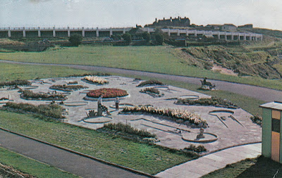 Crazy Golf Course & Eastern Shelter, Barry Island. P47856. Plastichrome by Colourpicture Publishers Inc. Posted 27 August. Year unknown