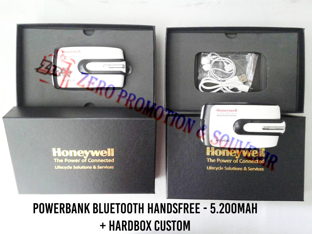 Jual Souvenir Powerbank Bluetooth Handsfree - 5.200mAh 
