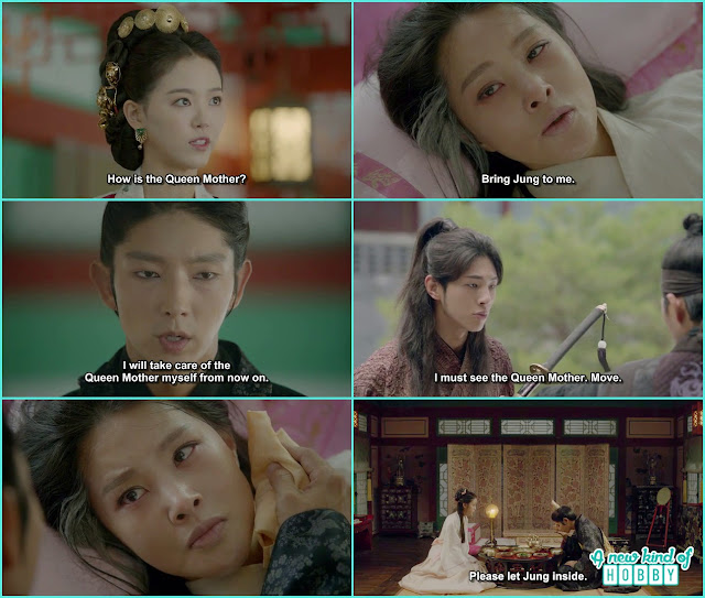 wang so order no one with his permission can come in queen yoo quarter  - Moon Lovers Scarlet Heart Ryeo - Episode 18 (Eng Sub)