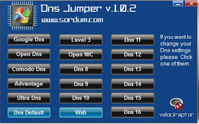 Sử dụng phần mềm DNS Jumper