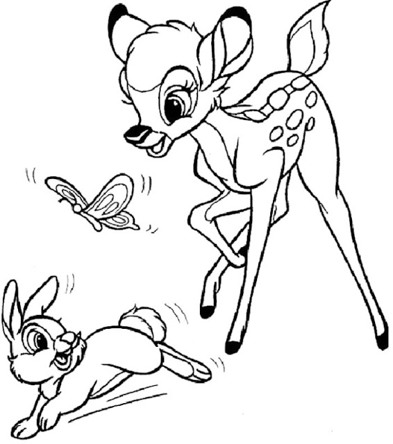 Bambi's Best Free Instant Printable Bambi Coloring Pages for Kids