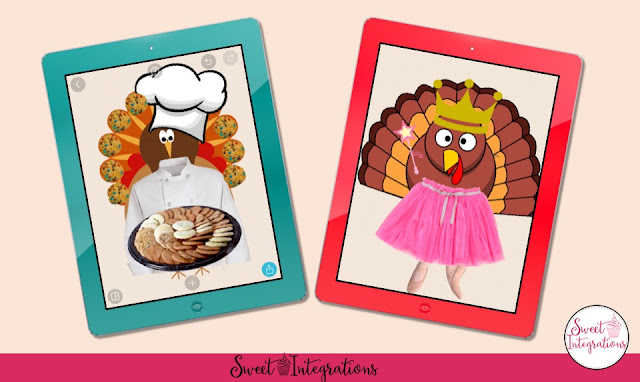 Try a different way of teaching the activity Turkey in Disguise. Students can use the app PicCollage to disguise the turkey.