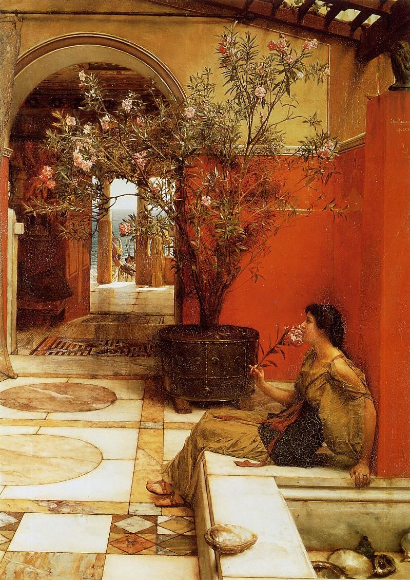 alma-tadema oleander painting