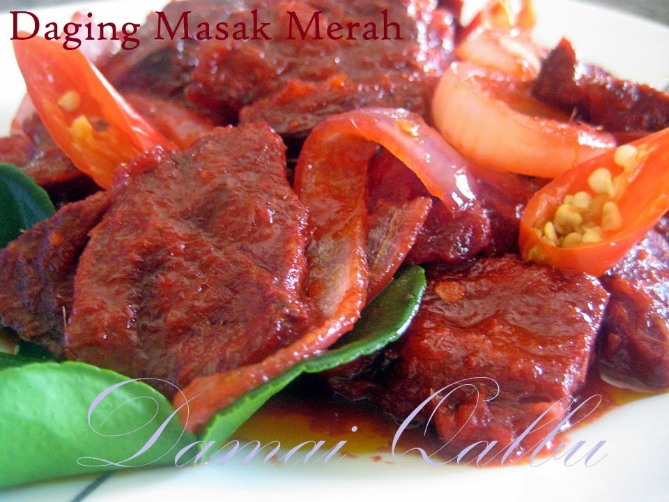 Resepi Daging Masak Merah