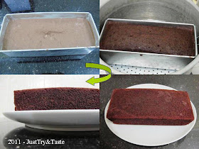 Just Try & Taste: Resep Cake Coklat Kukus Lapis Selai 