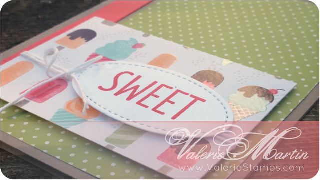 Valerie Stamps Stampin Up Cool Treats ice cream designer series paper dsp 