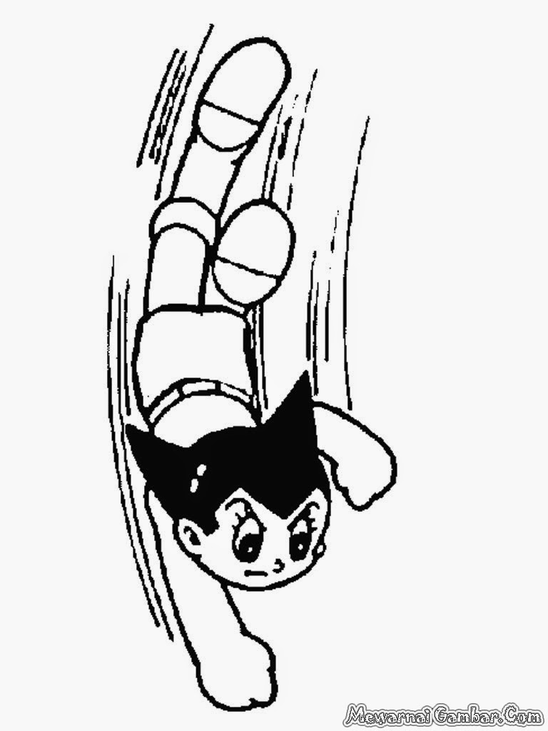  Mewarnai  Gambar  Astro Boy Mewarnai  Gambar 