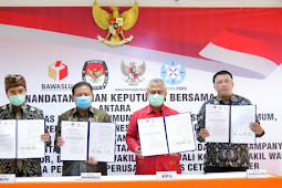 Bawaslu, KPU, KPI, dan Dewan Pers Bentuk Gustu Pengawasan Kampanye Pilkada 2020 di Media Massa